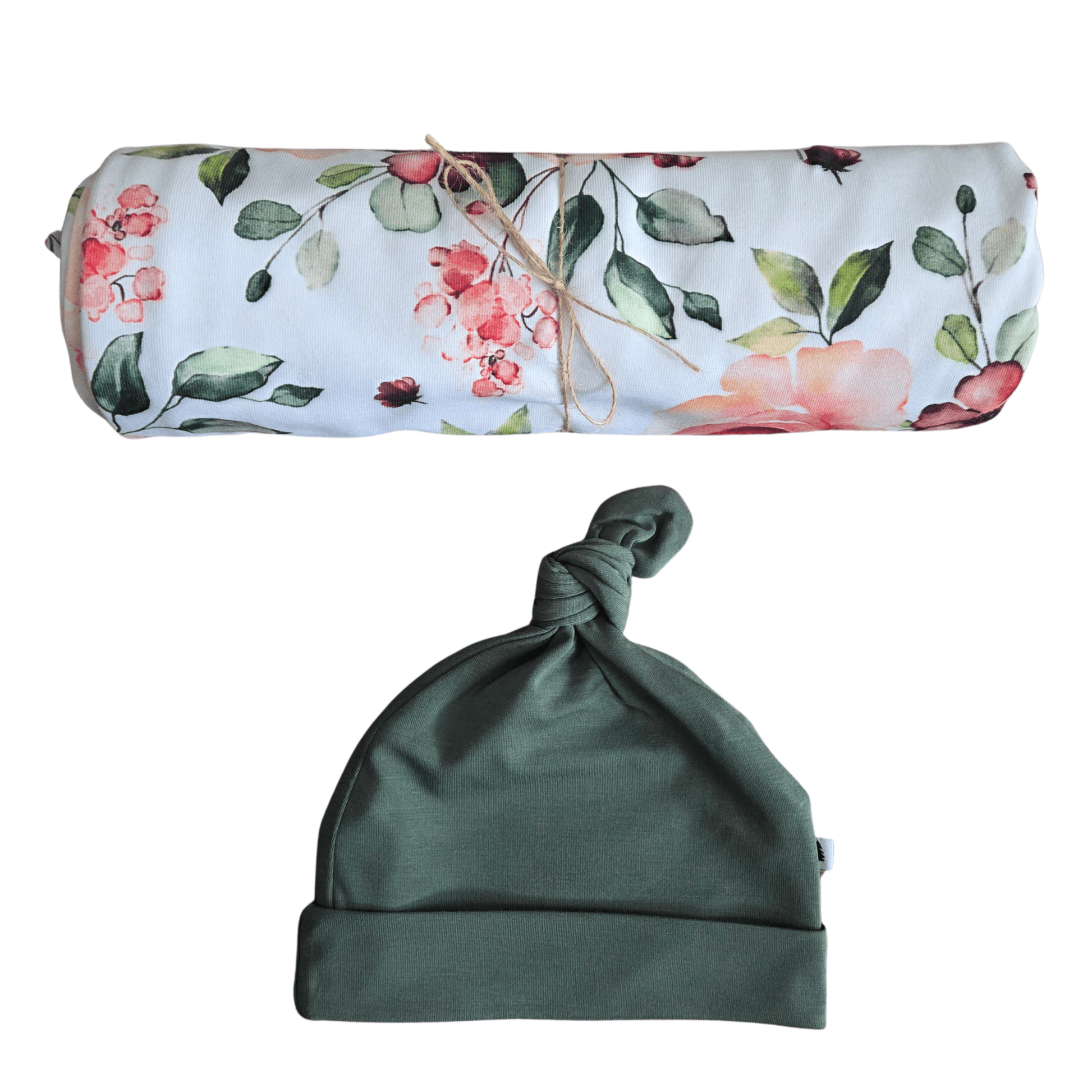 Swaddle Set in Roses - Bright Earth Apparel