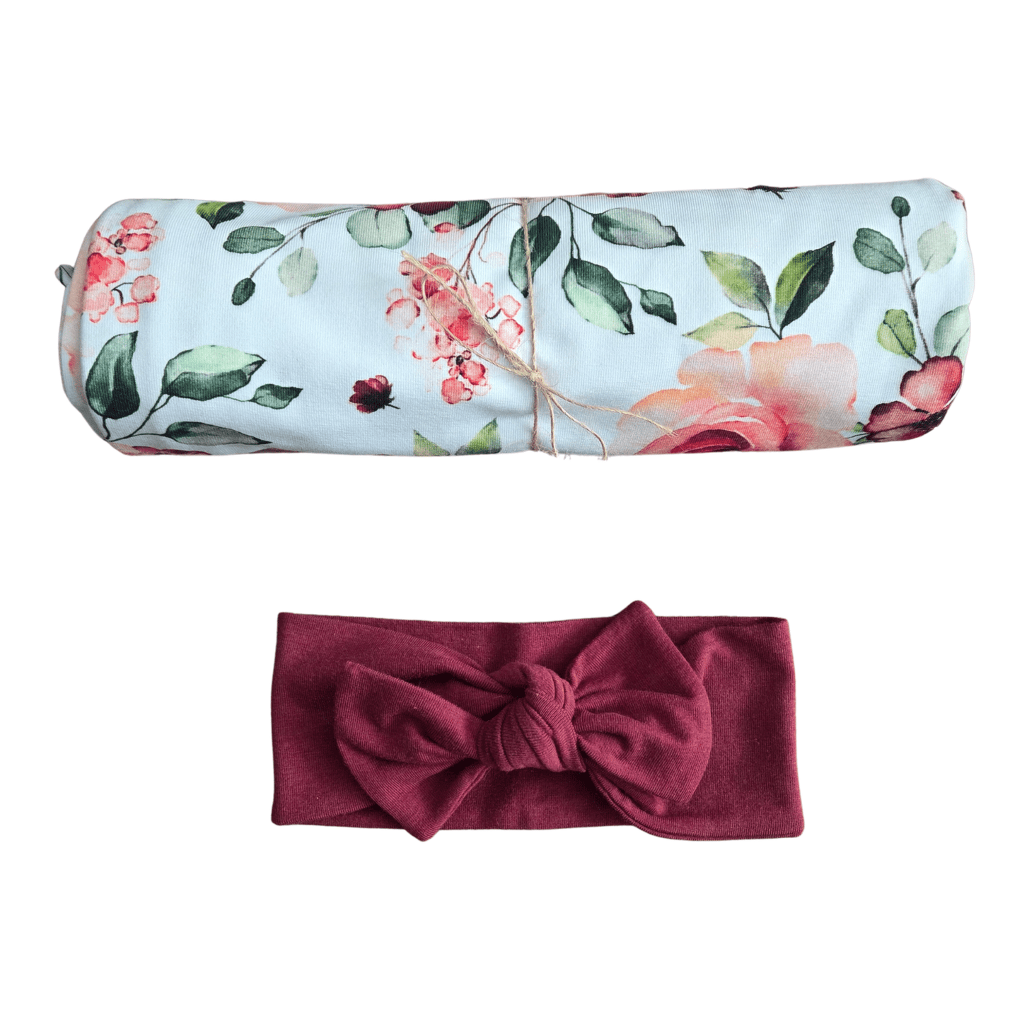 Swaddle Set in Roses - Bright Earth Apparel