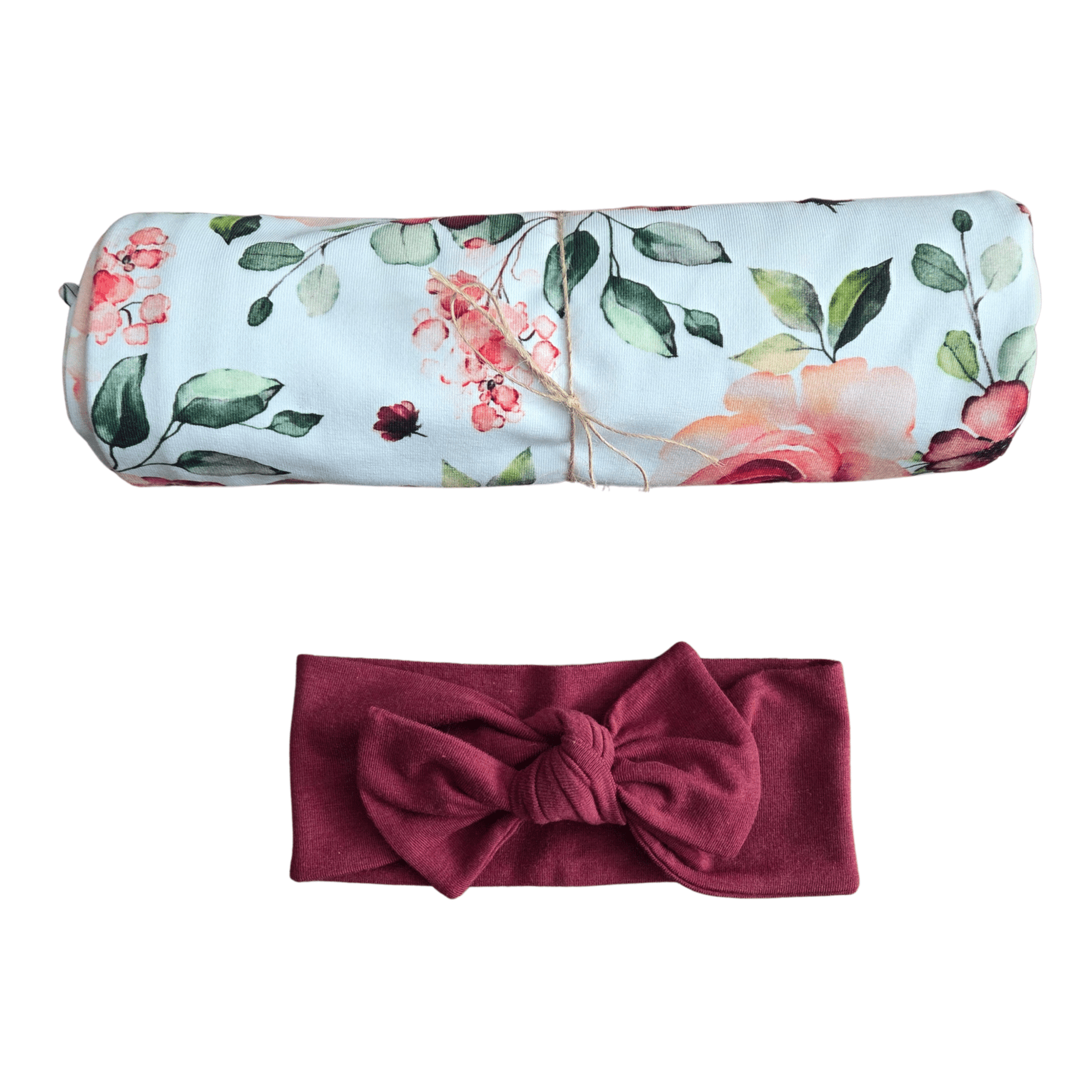 Swaddle Set in Roses - Bright Earth Apparel