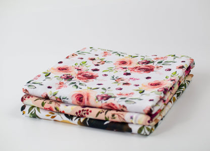 Swaddle Set in Roses - Bright Earth Apparel