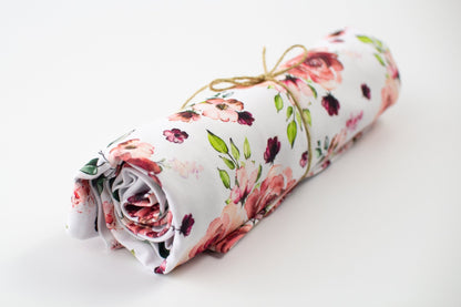 Swaddle Set in Roses - Bright Earth Apparel