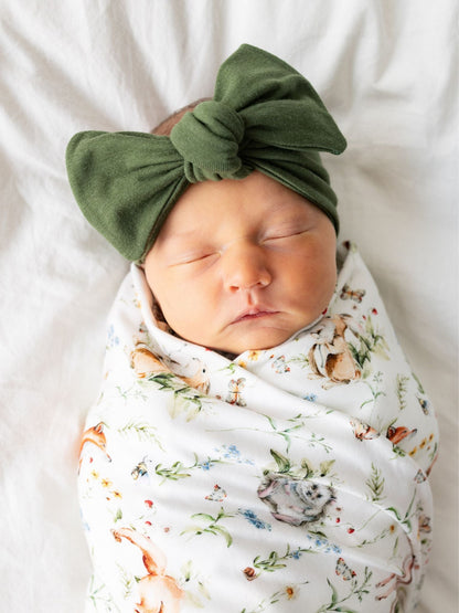 Swaddle Set in Woodland - Bright Earth Apparel