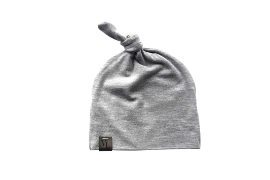 Top Knot Hat in Grey - Bright Earth Apparel