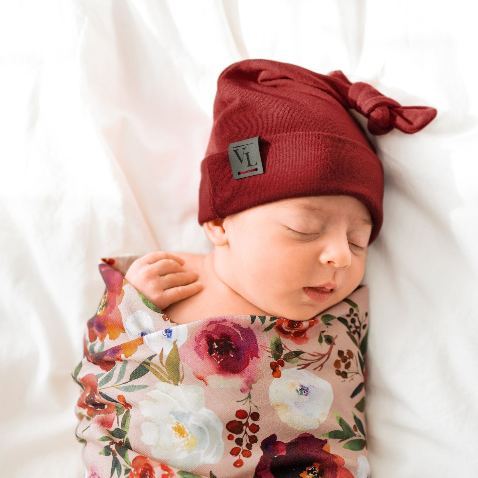 Top Knot Hat in Raspberry - Bright Earth Apparel