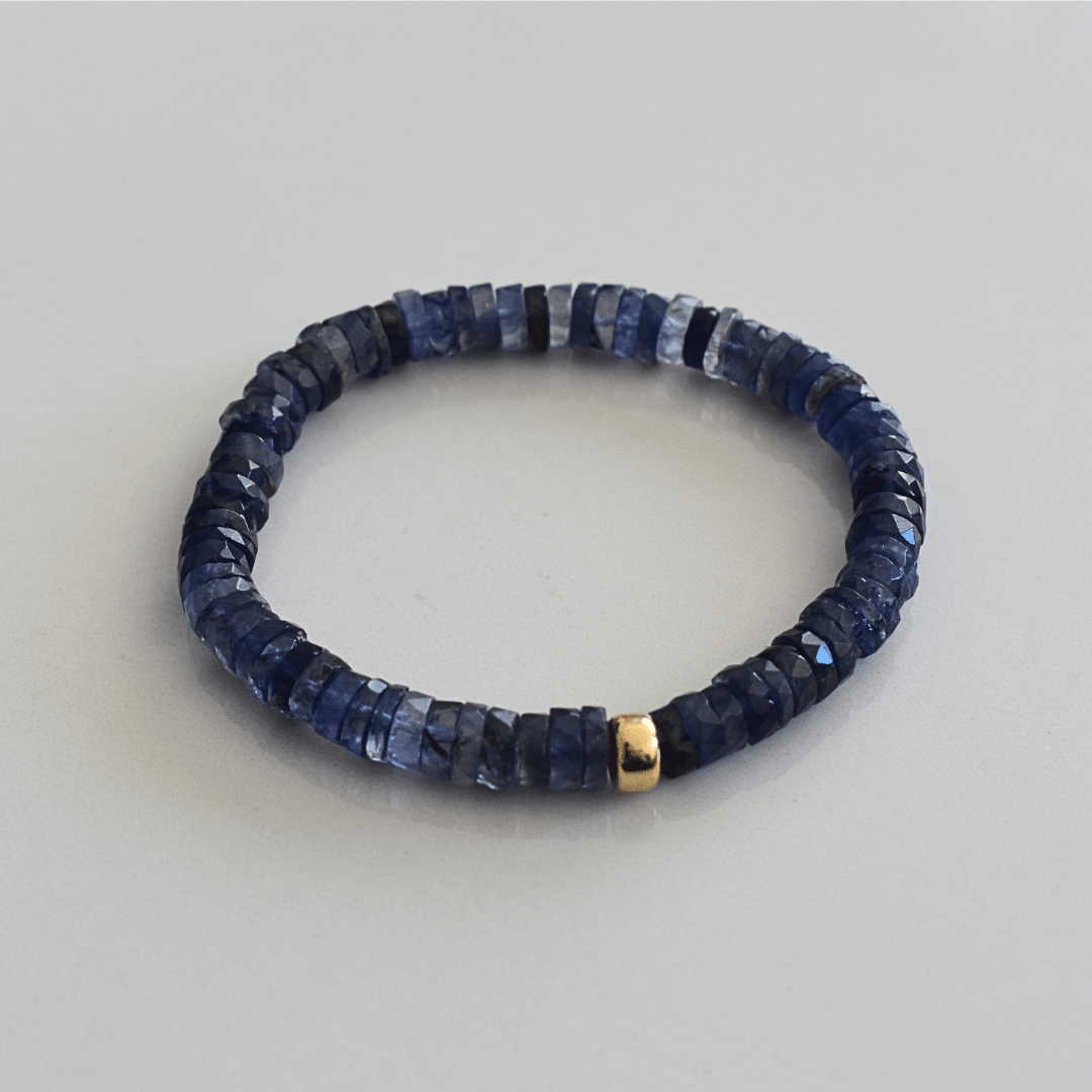 Twilight Whisper – Iolite Faceted Bracelet - Bright Earth Apparel