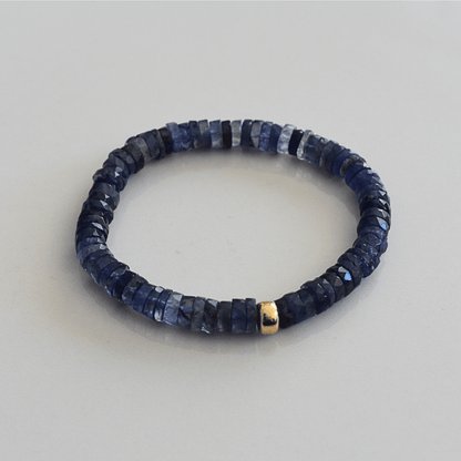 Twilight Whisper – Iolite Faceted Bracelet - Bright Earth Apparel
