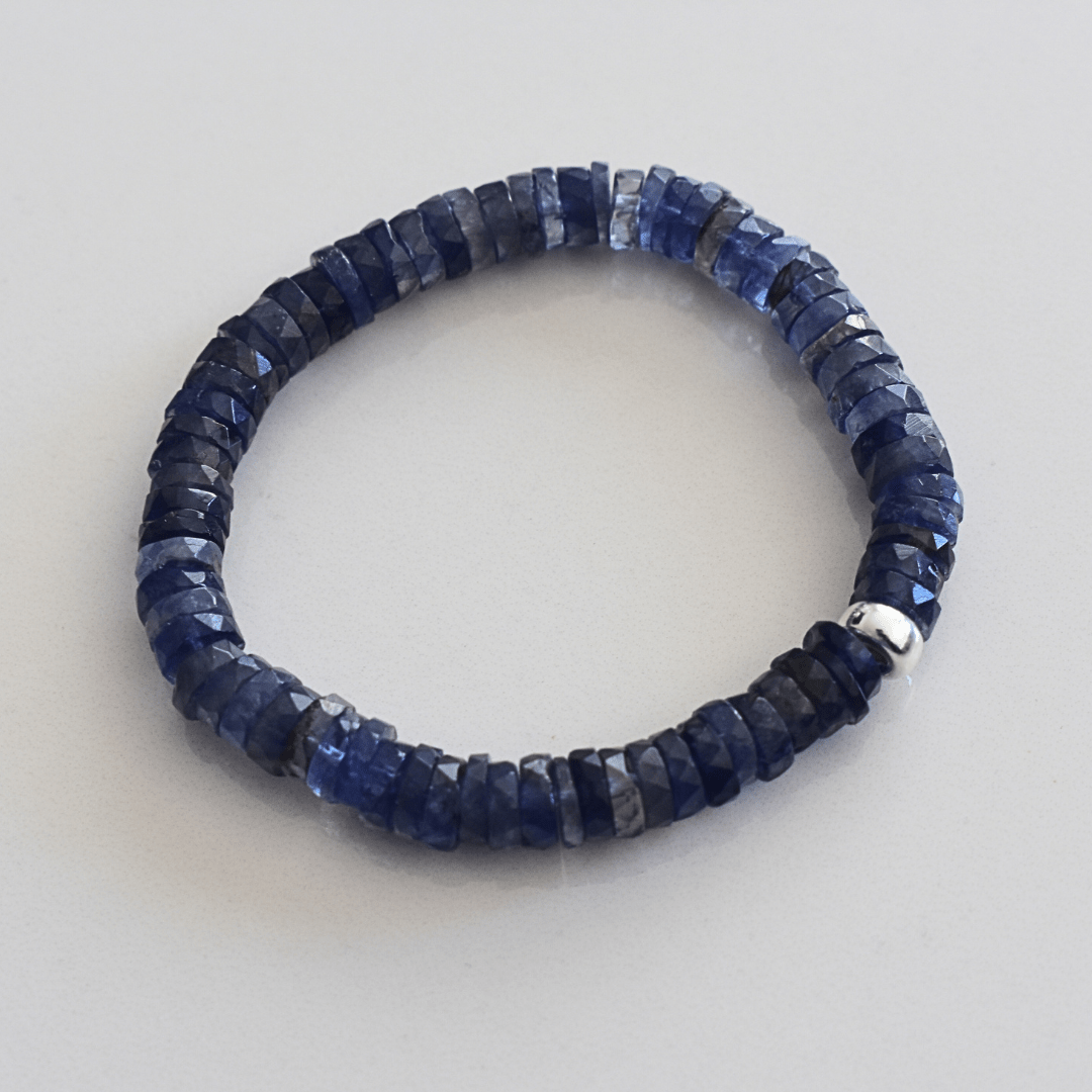 Twilight Whisper – Iolite Faceted Bracelet - Bright Earth Apparel
