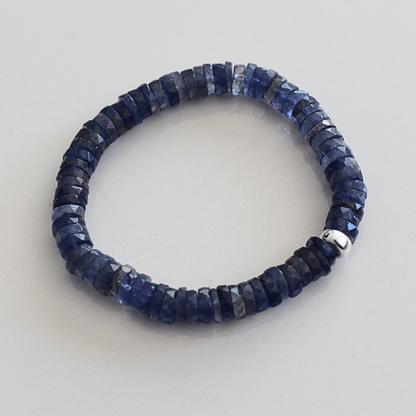 Twilight Whisper – Iolite Faceted Bracelet - Bright Earth Apparel