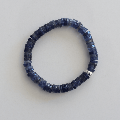 Twilight Whisper – Iolite Faceted Bracelet - Bright Earth Apparel