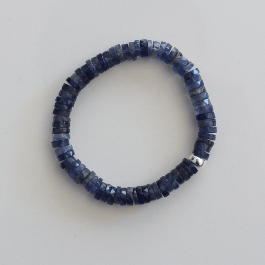 Twilight Whisper – Iolite Faceted Bracelet - Bright Earth Apparel