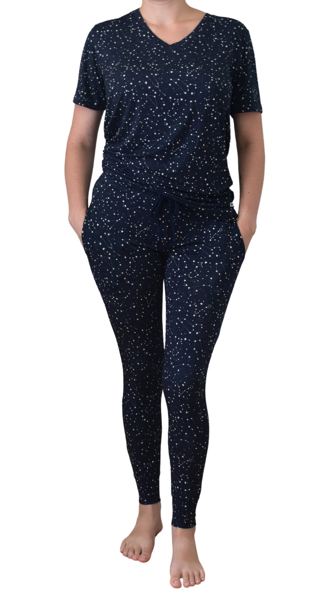 Women's Pajamas in Constellation - Bright Earth Apparel